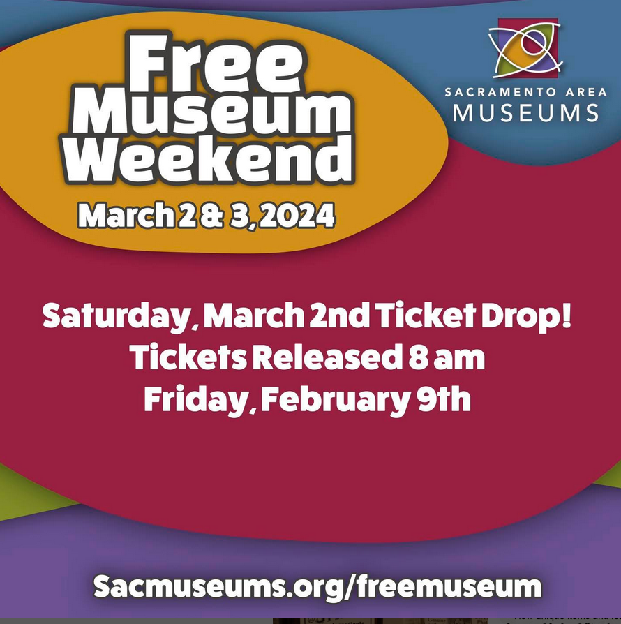 Free Museum Day 2024 Sacramento Cindi Delores